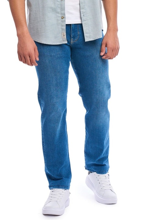 Blugi barbati Casual, regular fit, Light Wash Blue