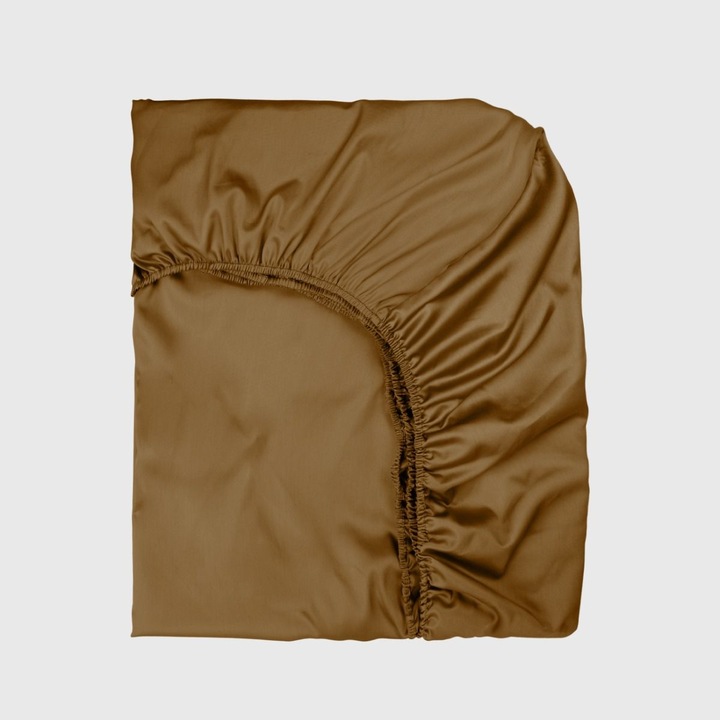 Чаршаф с ластик АНТИК, 100% Памучен сатен, 140/200/25 см