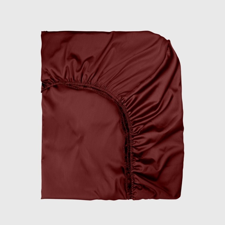 Чаршаф с ластик ДЖИНДЖЪР, 100% Памучен сатен, 140/200/25 см