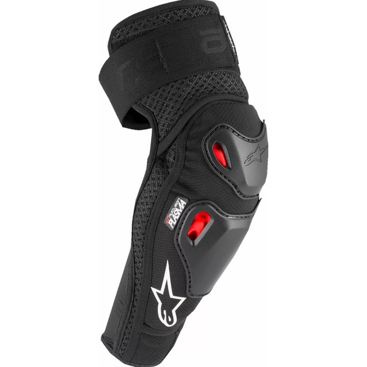 Наколенки Alpinestars Bionic Pro Plasma Elbow, цвят черен/червен, размер S/M