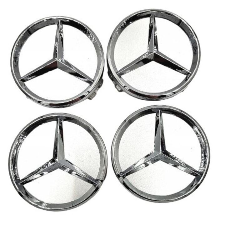 Комплект 4 Тасове за джанти MERCEDES, 60 мм