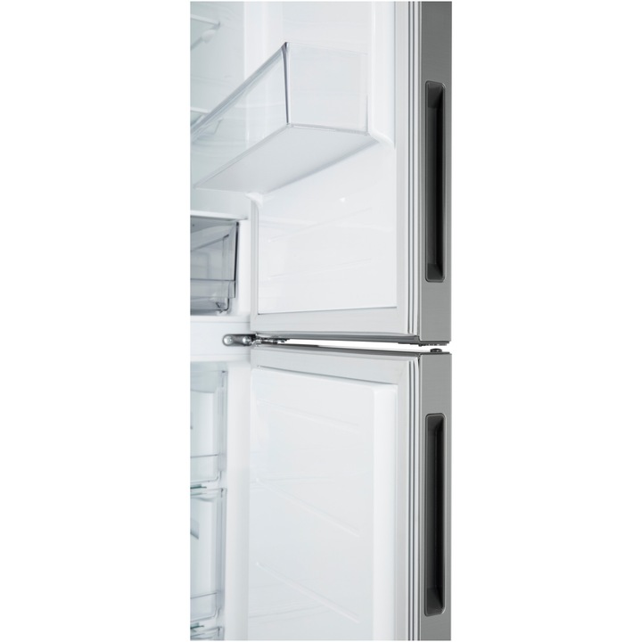 Combina figorifica LG GBV22NCCPY, 387 l, No Frost, Clasa C, Compresor Inverter, Door cooling, H 203 cm, Argintiu
