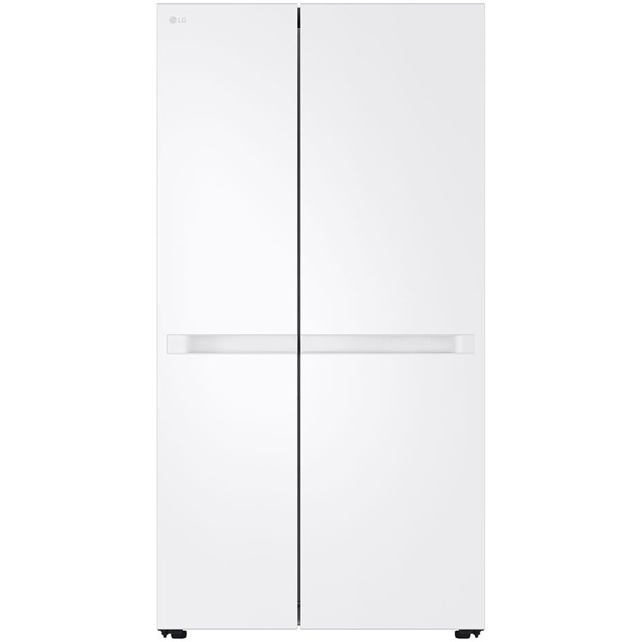 Side by side LG GSBC40SWPE, 664 l, No Frost, Compresor Smart Inventerm LINEARCooling, Smart Diagnosis, Clasa E, H 179 cm, Alb