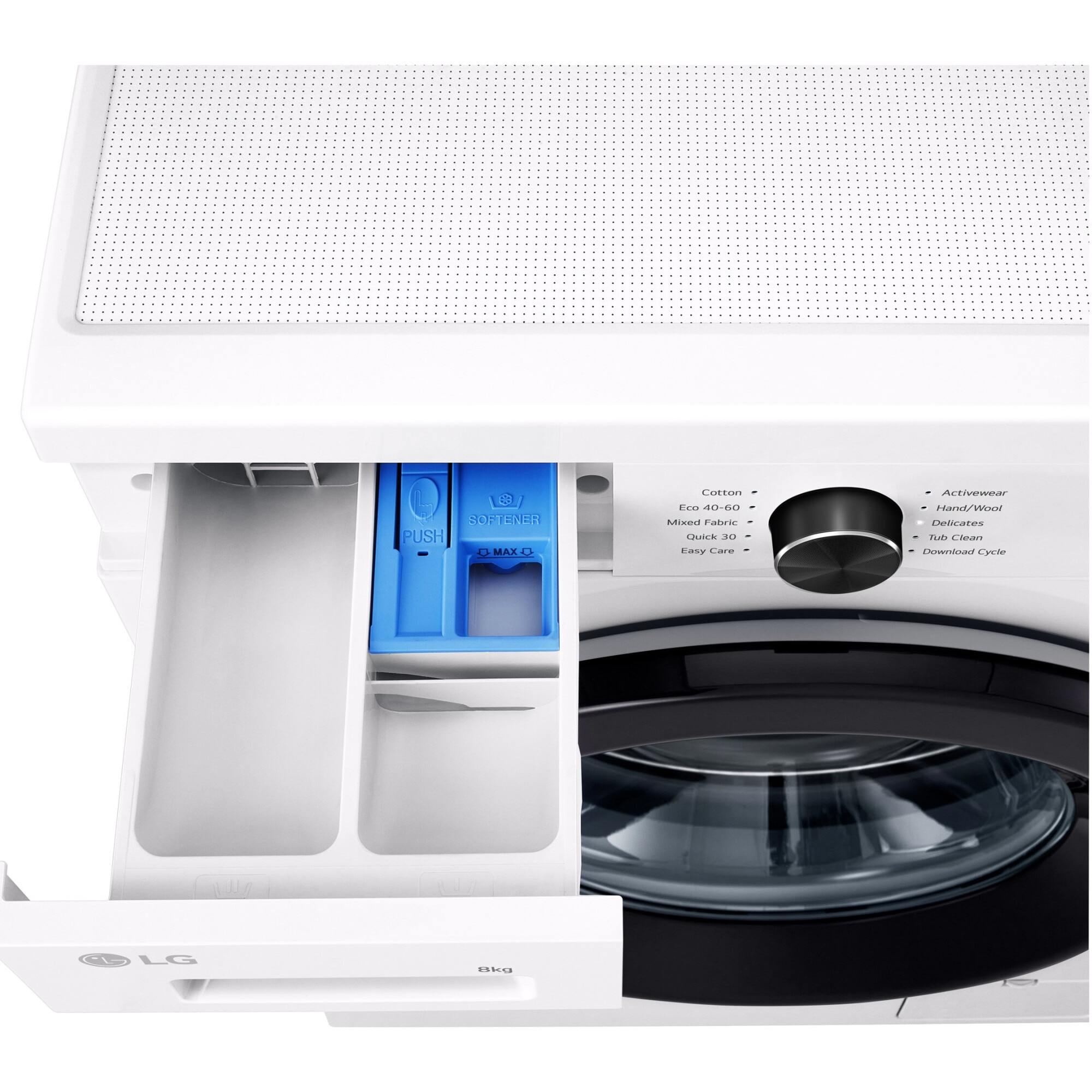Masina de spalat rufe LG F4X1008NWK, 8 kg, Clasa A, 1400 RPM, 6 Motion, Inverter Direct Drive, Wi-Fi, Alb