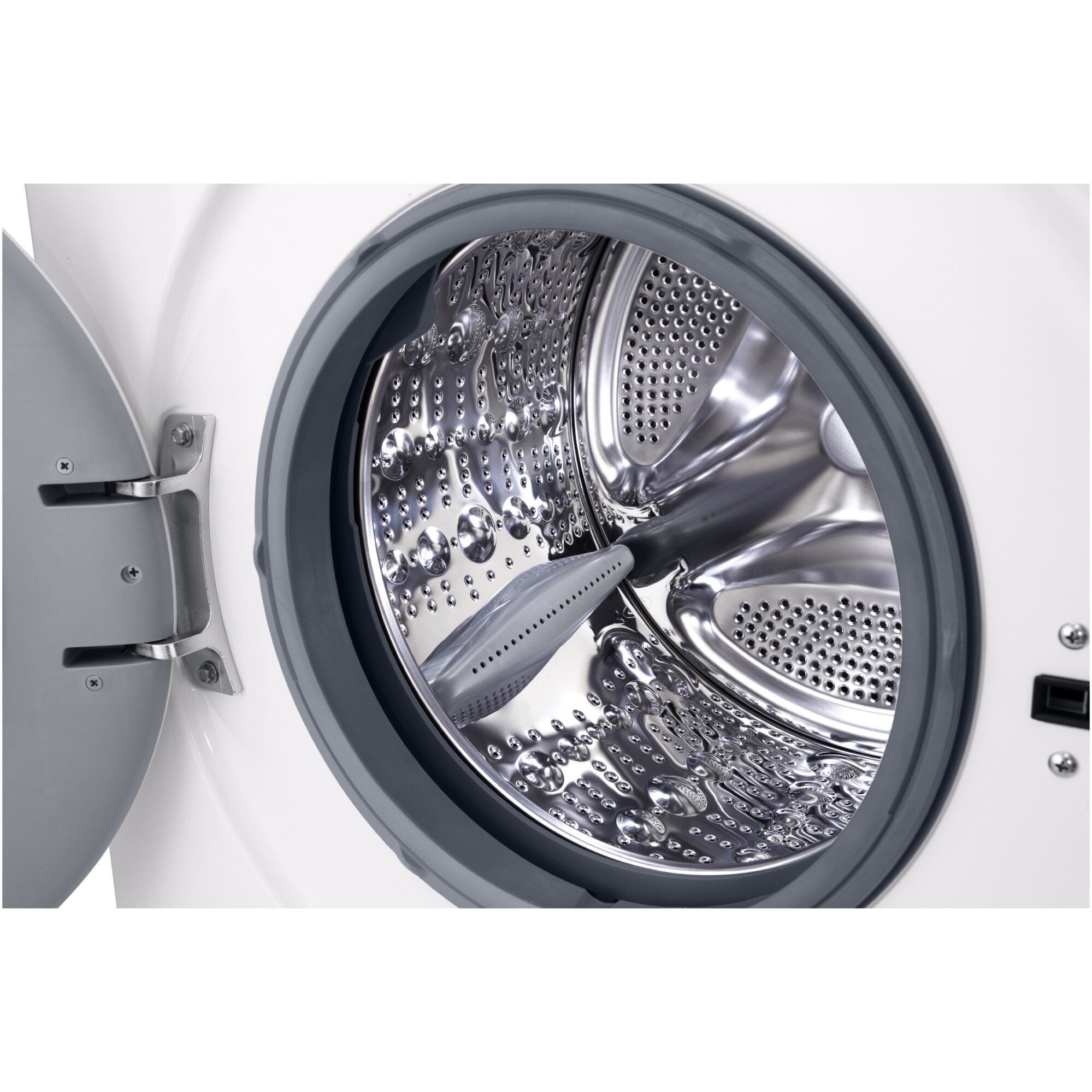 Masina de spalat rufe LG F4X1008NWK, 8 kg, Clasa A, 1400 RPM, 6 Motion, Inverter Direct Drive, Wi-Fi, Alb