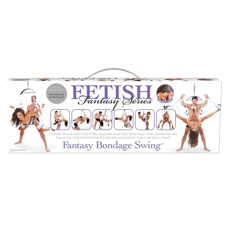 Люлка за секс Fantasy Bondage Swing, Бял
