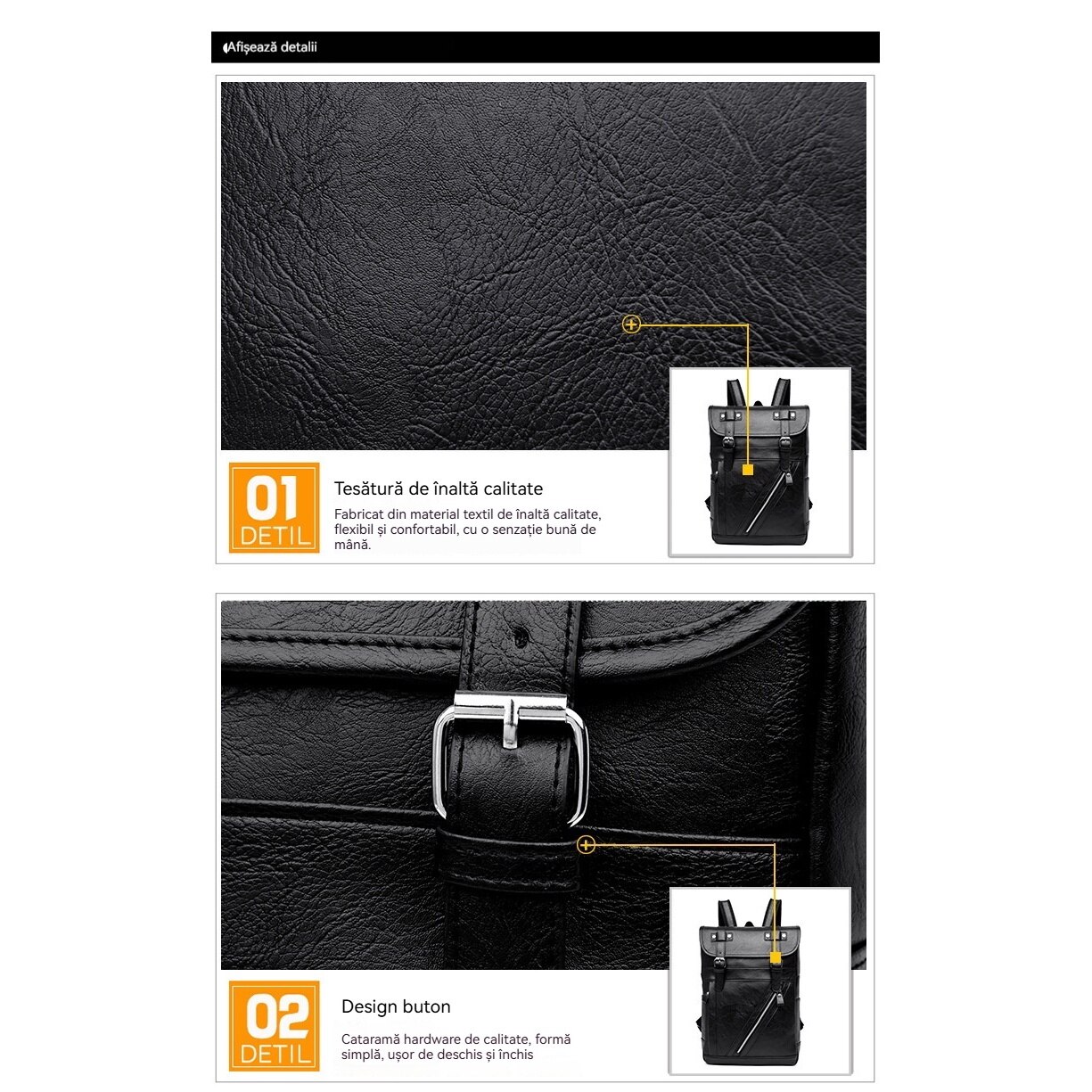 Rucsac pentru laptop, tip umar/sac de spate, Fudisenn®, impermeabil, include compartiment principal, buzunare pentru separatoare, buzunar pentru documente, buzunar pentru telefon, dimensiuni 40*27*10cm, culoare kaki