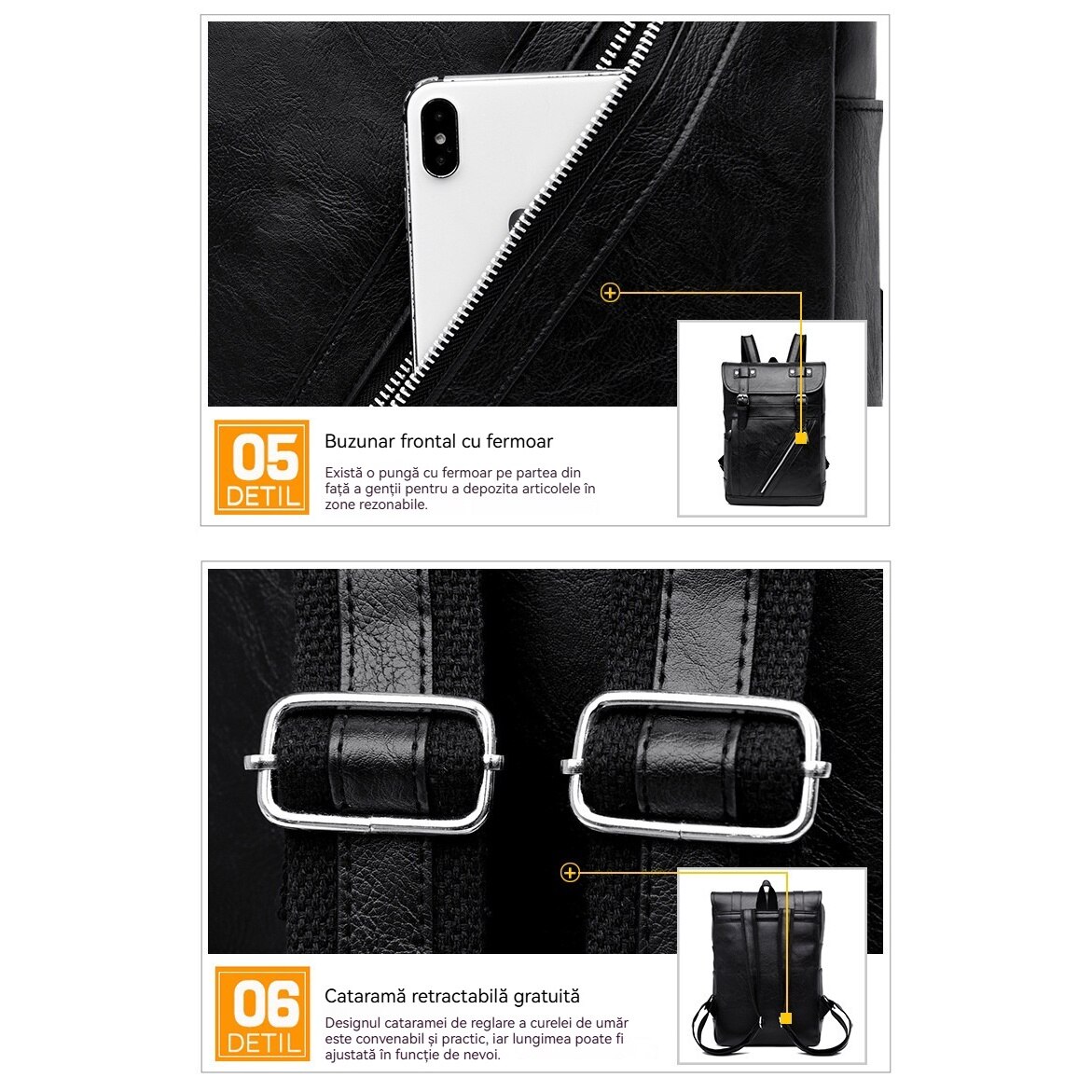 Rucsac pentru laptop, tip umar/sac de spate, Fudisenn®, impermeabil, include compartiment principal, buzunare pentru separatoare, buzunar pentru documente, buzunar pentru telefon, dimensiuni 40*27*10cm, culoare kaki