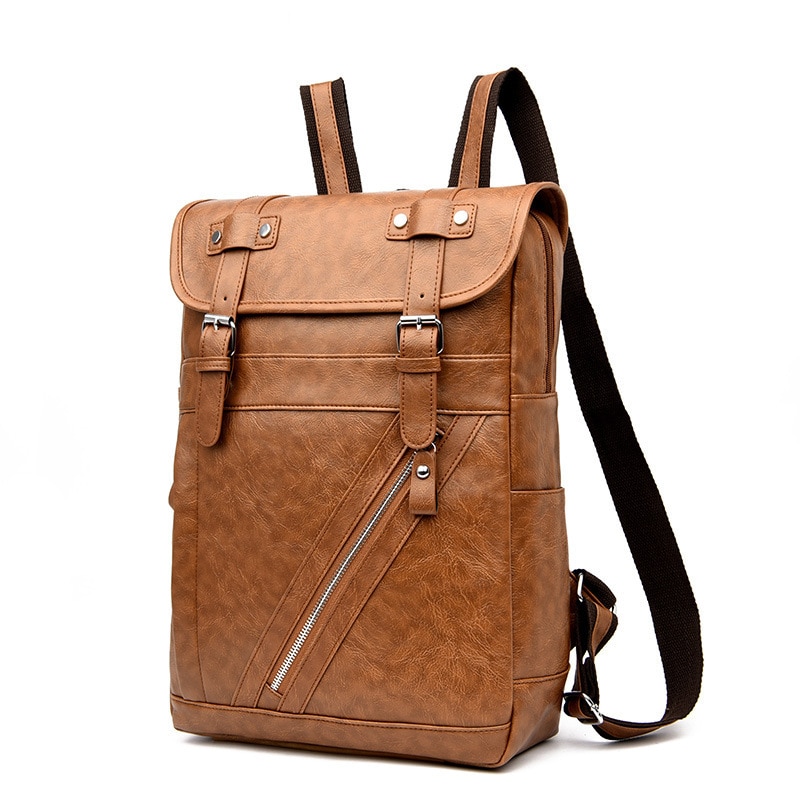 Rucsac pentru laptop, tip umar/sac de spate, Fudisenn®, impermeabil, include compartiment principal, buzunare pentru separatoare, buzunar pentru documente, buzunar pentru telefon, dimensiuni 40*27*10cm, culoare kaki