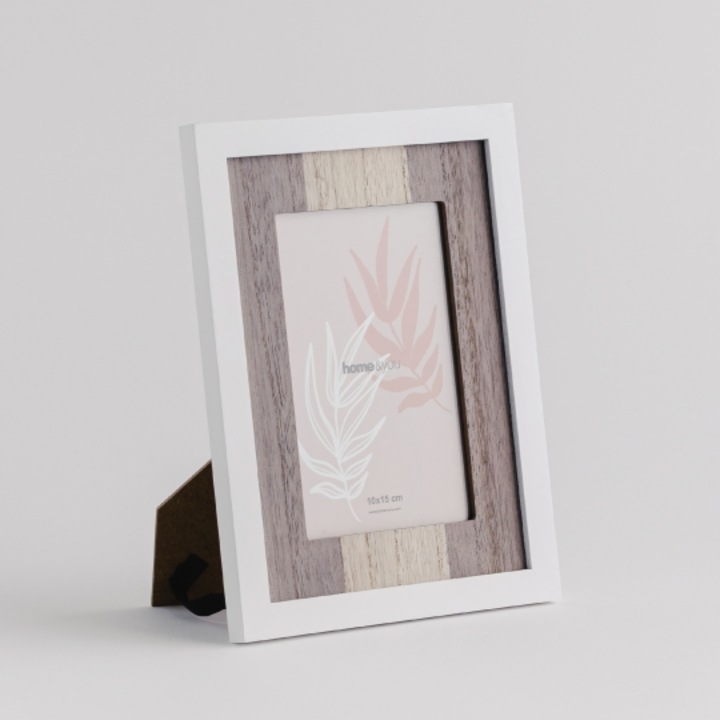 Rama foto visma 10x15 cm, alb