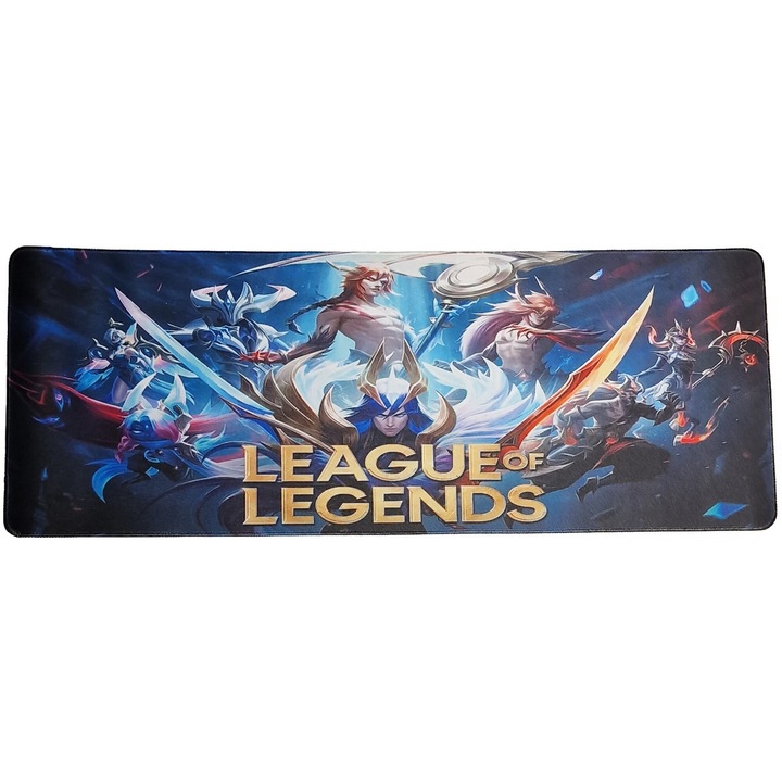 Mousepad Gaming XL, LEAGUE OF LEGENDS, SAINTS, LOL, Office, 800x300x3mm