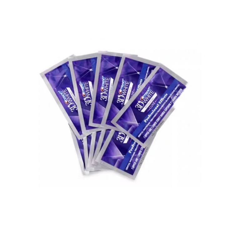 Crest 3D White Brilliance Gentle Fogfehérítő csík készlet, 10 db