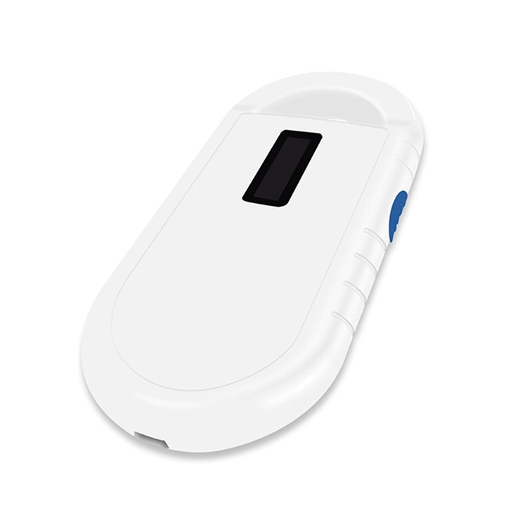 Rqiurpn állati mikrochip szkenner, USB, beépített EMID és FDX-B memória, kutyák, macskák és füljelzők számára