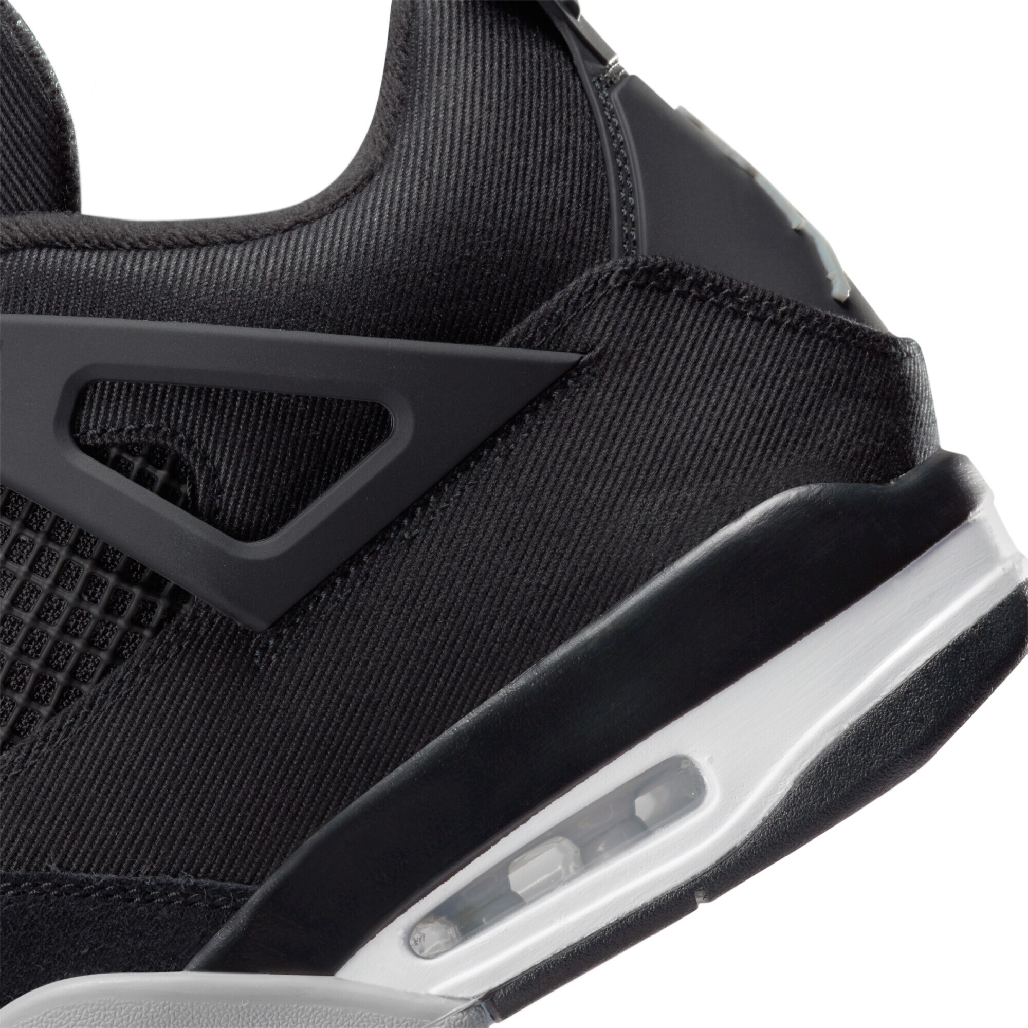 Pantofi sport, Nike, Air Jordan 4 Retro SE Black Canvas, Negru Pantofi sport, Nike, Air Jordan 4 Retro SE Black Canvas, Negru