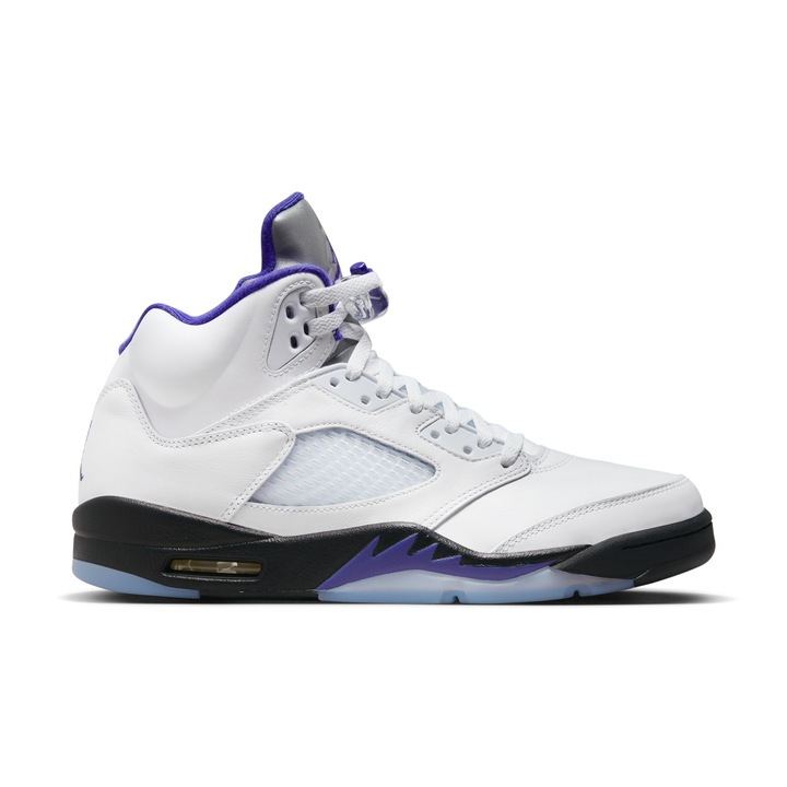 Pantofi sport, Nike, Air Jordan 5 Retro Dark Concord, Alb, 41 EU