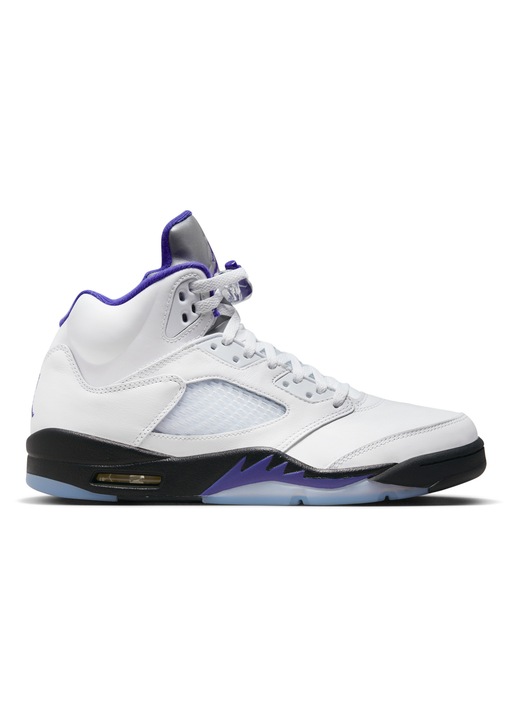 Pantofi sport, Nike, Air Jordan 5 Retro Dark Concord, Alb, 41 EU