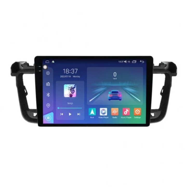 Navigatie Peugeot 508 2011-2018 2K QLED 4GB 64GB 8 Core 4G