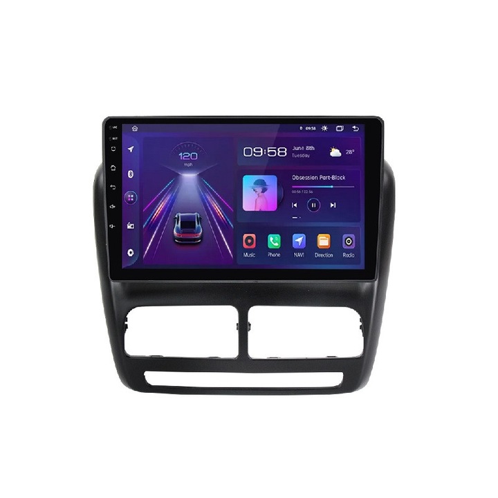 Navigatie Fiat Doblo 2010-2015 9 inch 1GB 32GB 4 Core
