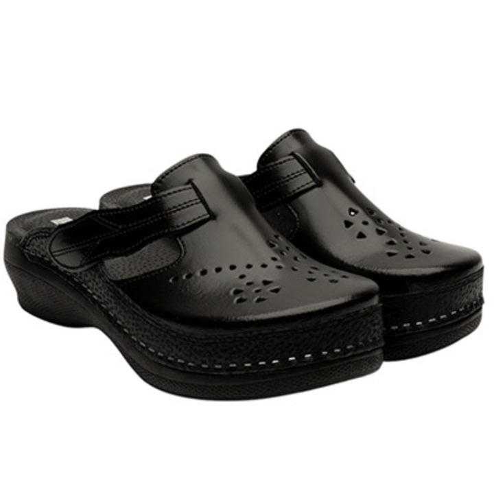 Saboti medicali Leon 156 dama, Negru, 39