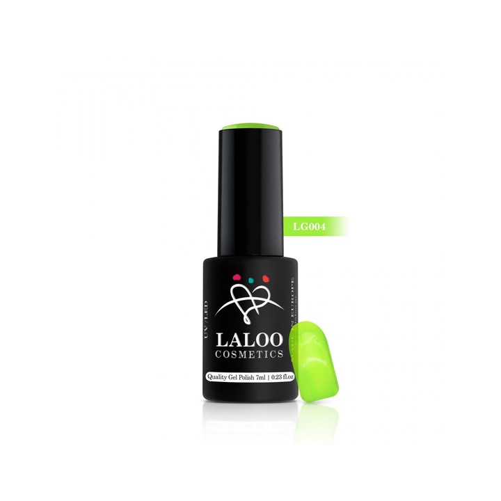 Oja semipermanenta Glass effect Green n4 Laloo 7ml