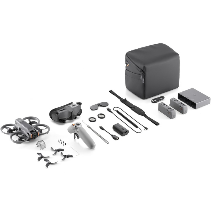 Комплект DJI Avata 2 Pro-View Combo, 4K/60 HDR