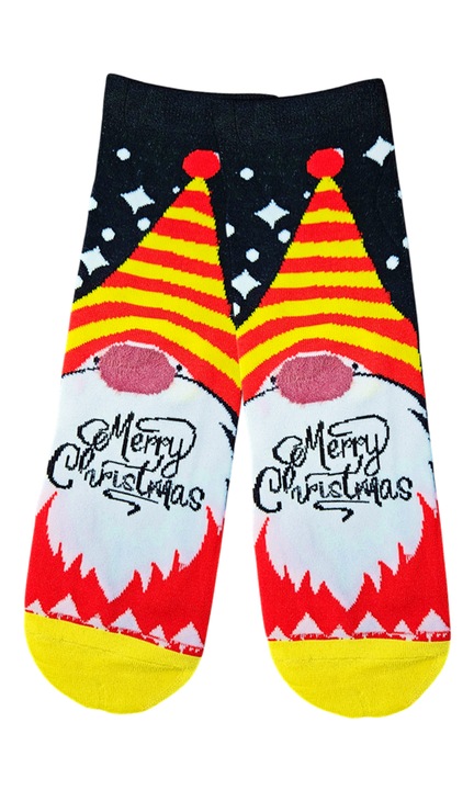 Set 2 perechi Sosete de Craciun dama, Bumbac, moi si fine, Marime 37-41, xmas-5, Ropet