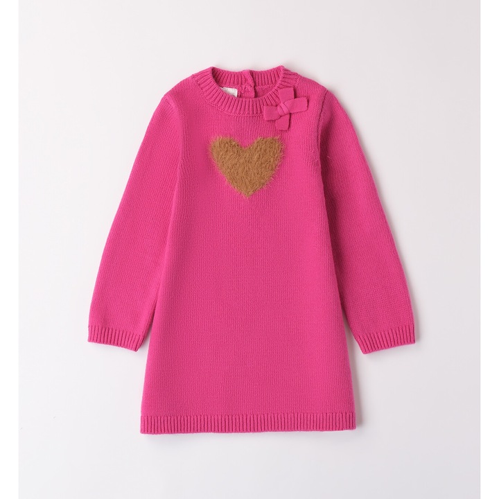 Szívmintás kötött ruha lányoknak, I Do, 4.A574