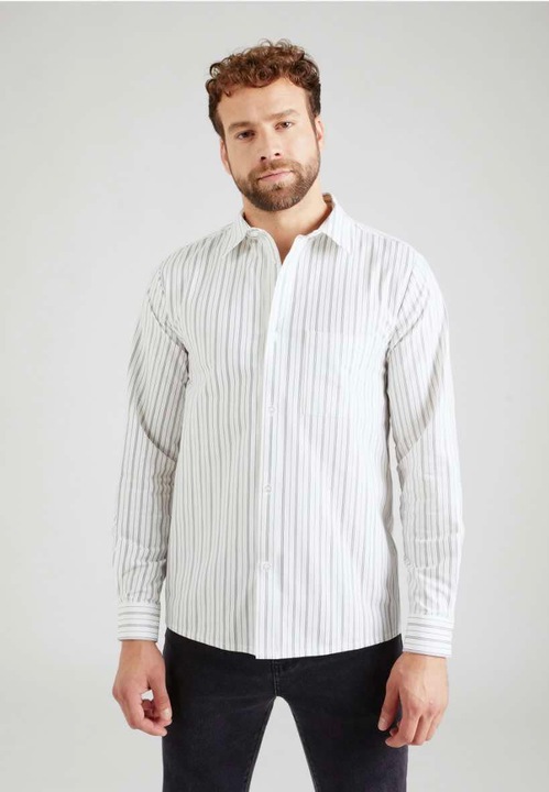 Férfi ing Rólad, Fehér/Fekete, L