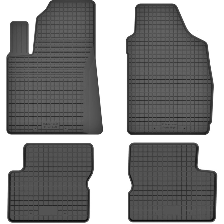 Gumi autószőnyeg készlet: Fiat 500 (2007-2013) - kabrió, ferdehátú