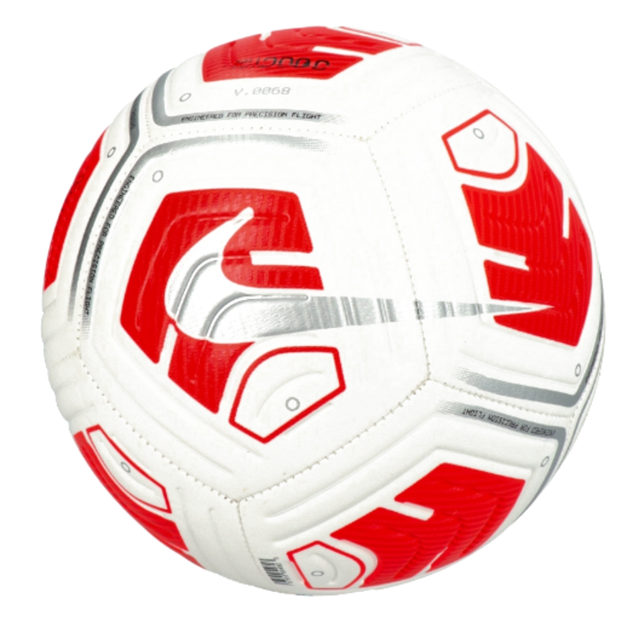 Футболна топка Nike Strike team FA24, 290 гр, Размер 5, Бял/Пурпурно червено/Сребрист