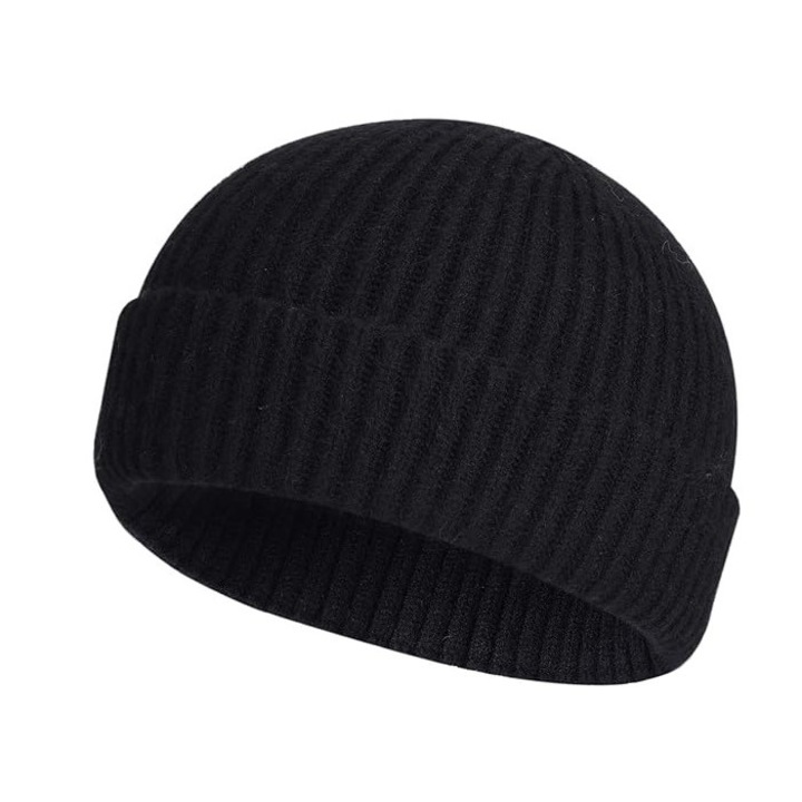 Caciula Trawler Beanie, SA&SO General Store®, Barbati, Negru