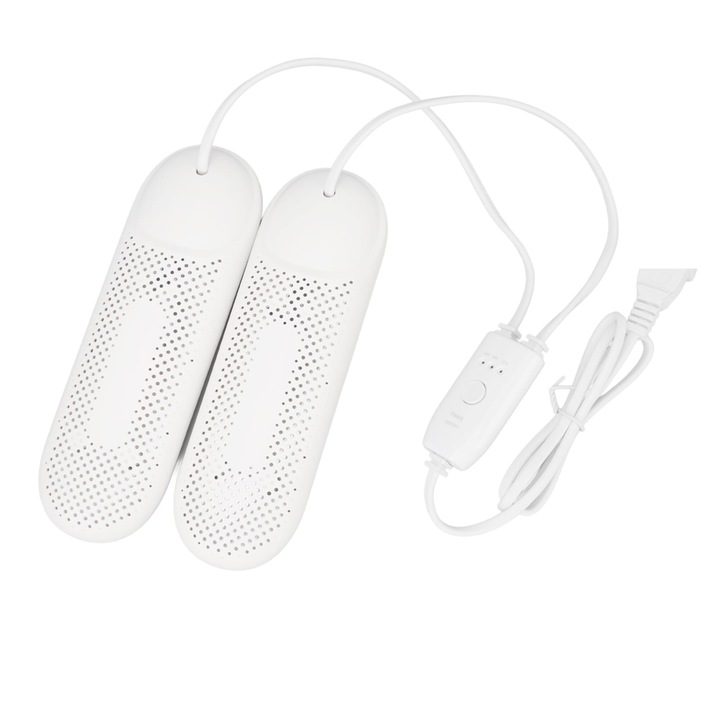 Uscator de incaltaminte portabil, cu temporizare, alb