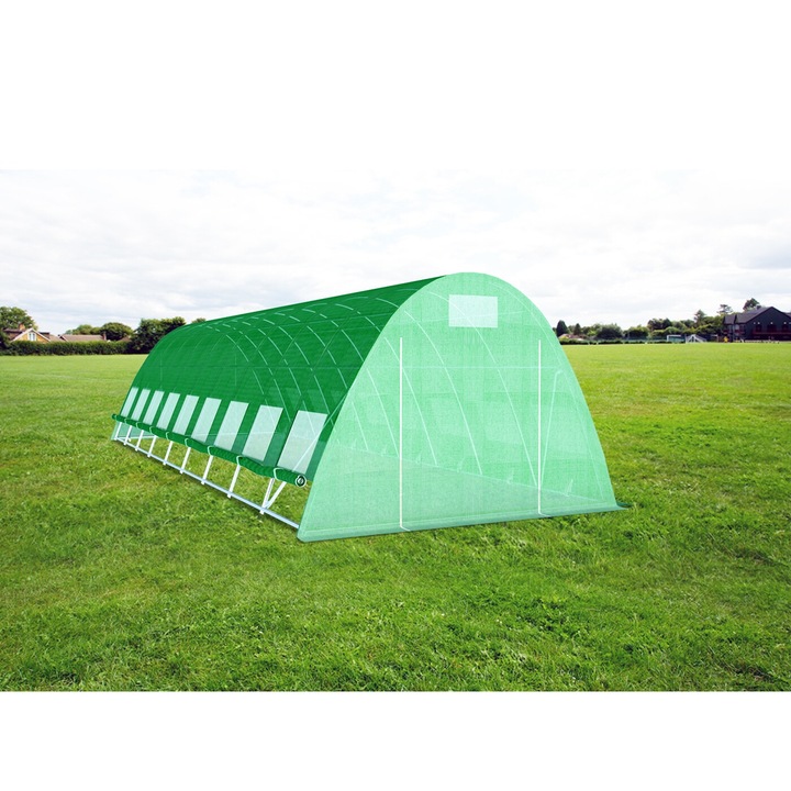 Solar de gradina 4x16 m, teava galvanizata