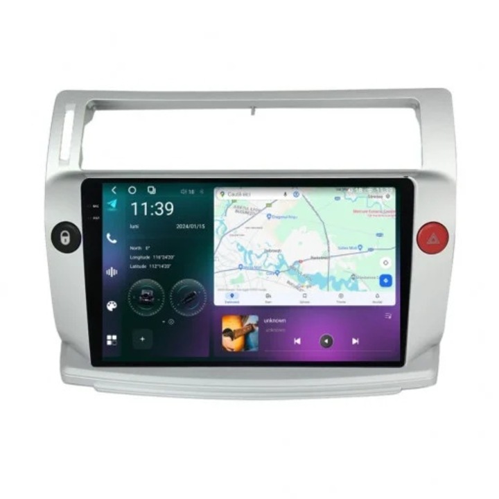 Navigatie Citroen C4 2004-2011 2K QLED 12GB 256GB 8 Core
