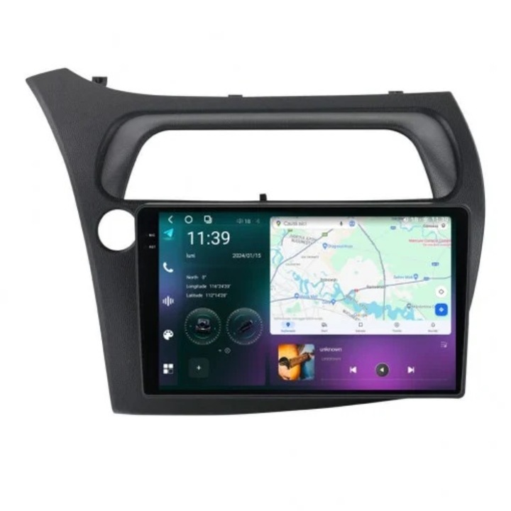 Navigatie Honda Civic VIII Hatchback 2006-2011 2K QLED 12GB 256GB 8 Core 4G