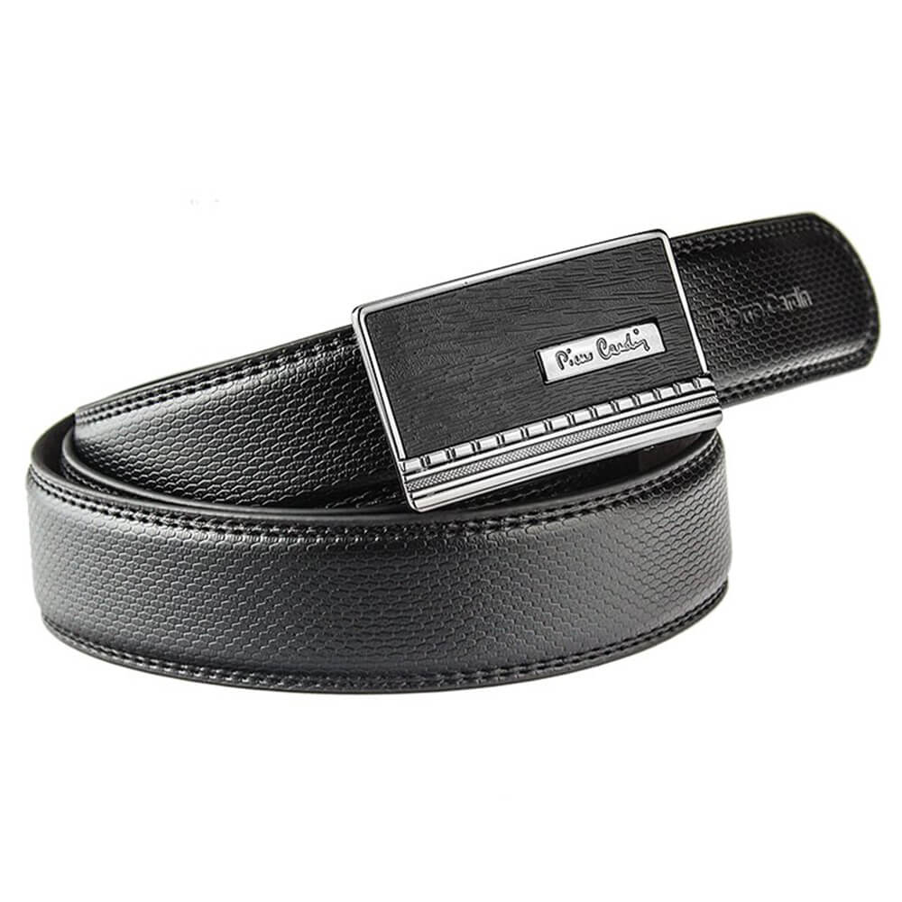 Curea barbati din piele naturala Pierre Cardin GCB247, Negru
