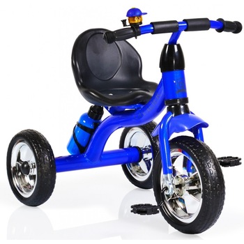 Tricicleta cu roti din cauciuc Byox Cavalier Blue Tricicleta cu roti din cauciuc Byox Cavalier Blue