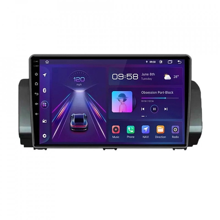 Navigatie Dacia Logan III 2021-2023 9 inch 2GB 32GB 8 Core 4G