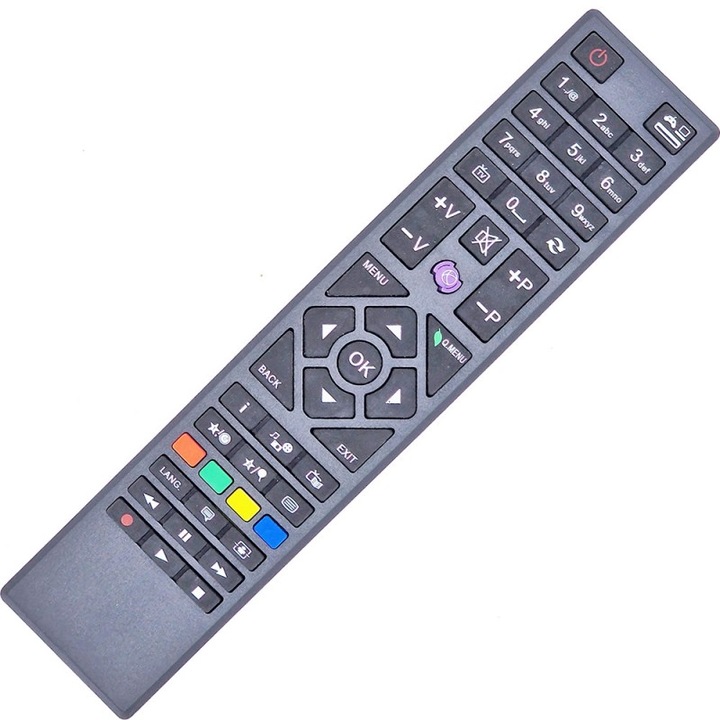 Дистанционно управление Съвместимо с JVC LED Smart TV, RM-C3095, RC-4880, evoremote®, черен