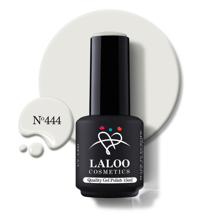 Oja semi-permanenta 444 Grey White Laloo 15ml