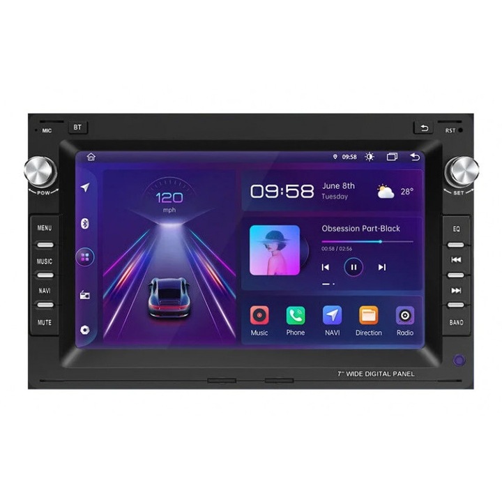 Navigatie VW Polo 9N 2001-2012 7 inch 4GB 64GB 8 Core 4G