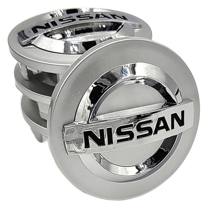 Set 4 capace centrale pentru jante NISSAN, 53 mm