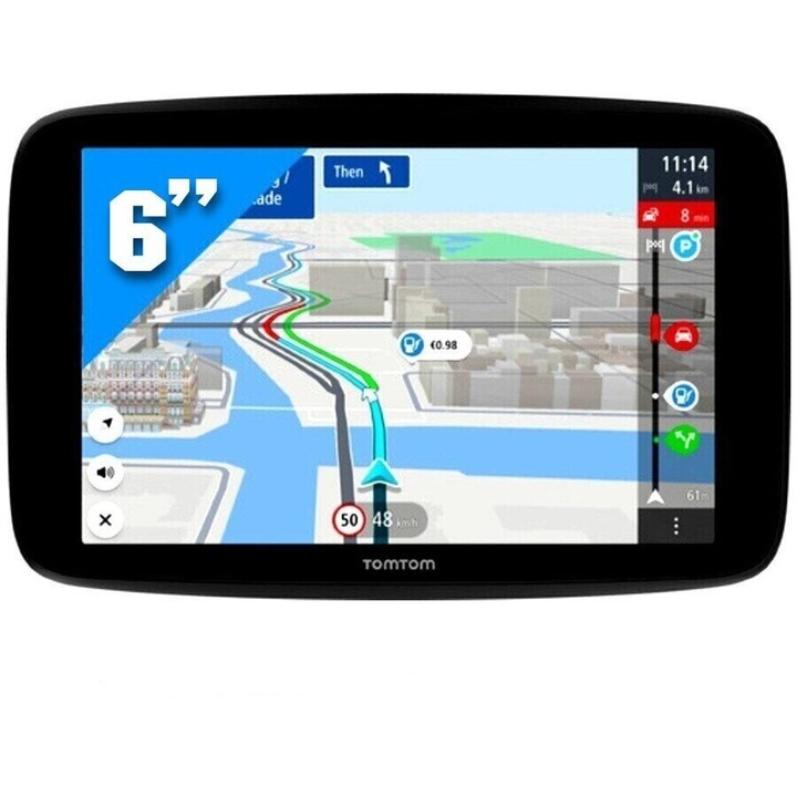 GPS Навигация TomTom за камион GO Expert Plus 6, Wi-Fi, Bluaetooth, 6 инча, Lifetime update, Карти за цял Свят