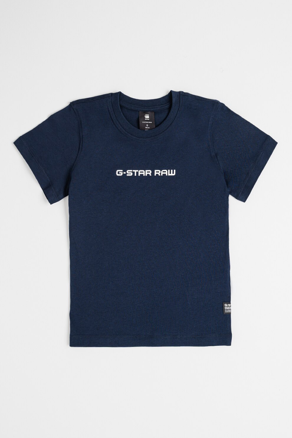 G-STAR, Tricou cu imprimeu logo, Bleumarin, 176 CM