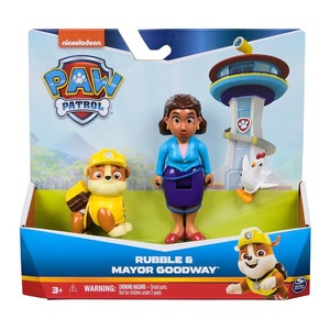 Paw Patrol Set Regalo 8 Personaggi - Kitty Catastrophe Crew Con Chase, Marshall, Skye E I Gattini