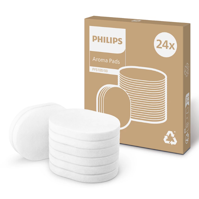 Pachet umidificator de 24 dischete Philips FY5100/00, pentru difuzare a aromei pentru umidifcatoarele din seriile 2000 (HU15xx) si 5000 (HU57xx)