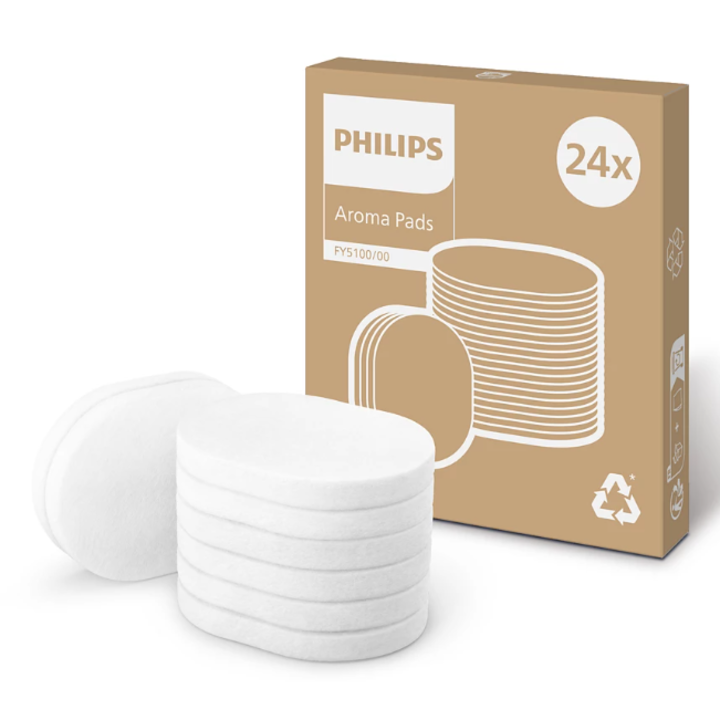 Pachet umidificator de 24 dischete Philips FY5100/00, pentru difuzare a aromei pentru umidifcatoarele din seriile 2000 (HU15xx) si 5000 (HU57xx)