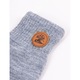 Manusi pentru baieti, duble, din material tip tricot, cu degete compatibile touch, Gri
