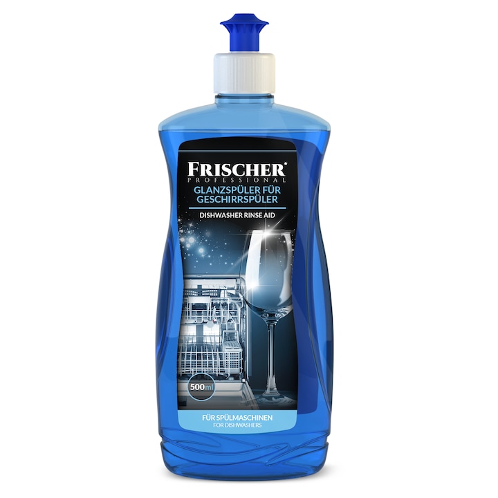 Solutie de clatire pentru masina de spalat vase, Frischer Professional, 500 ml