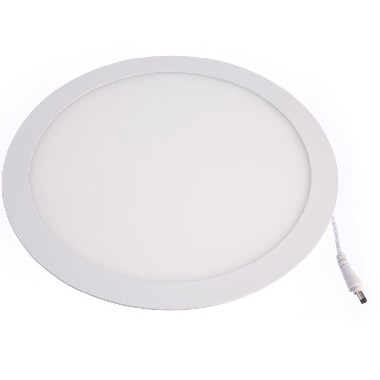 Spot LED Ultra Brigh, 12W, 2700K, incastrabil, Rotund, Alb